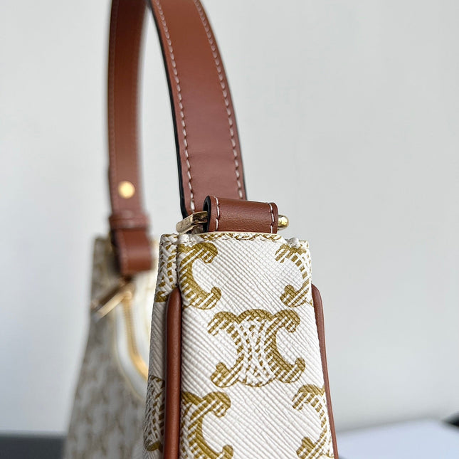 TRIOMPHE 23 COWHIDE WHITE CARO