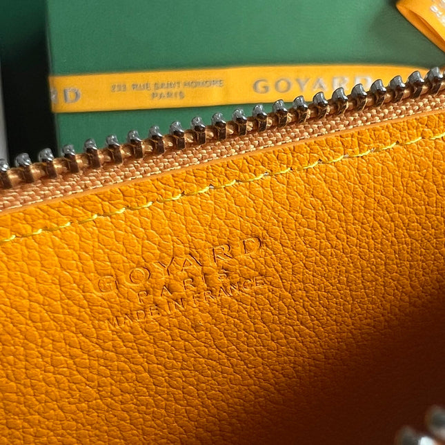 INSERT LOUISE 21 IN YELLOW GOYARDINE CANVAS