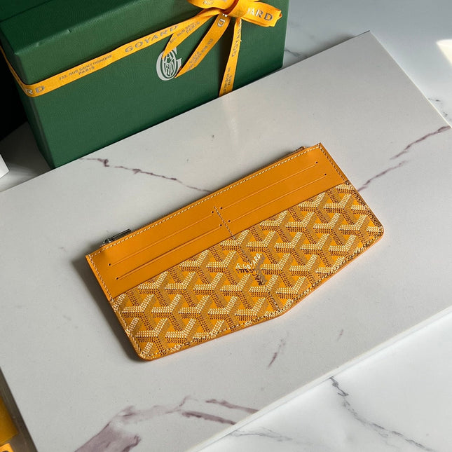 INSERT LOUISE 21 IN YELLOW GOYARDINE CANVAS