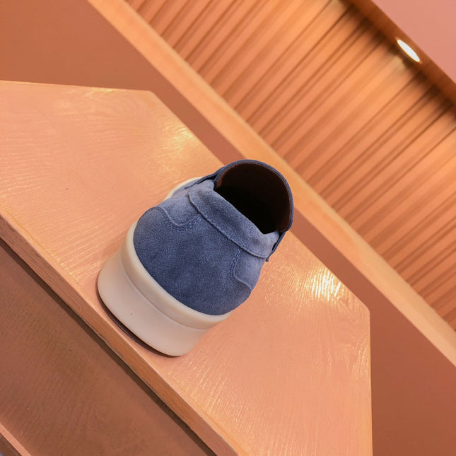 LP RETRO SUMMER WALK LOAFERS AEGEAN SUEDE