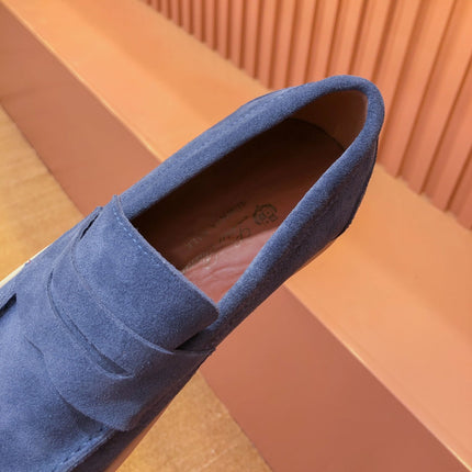 LP RETRO SUMMER WALK LOAFERS AEGEAN SUEDE