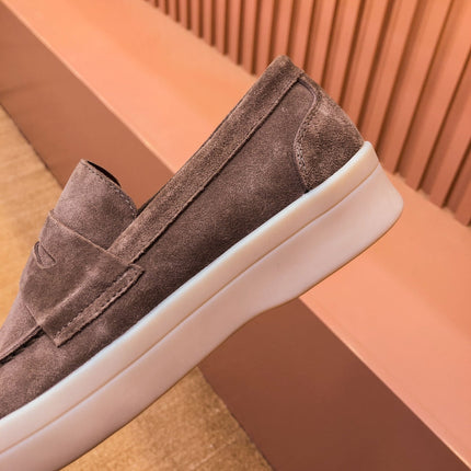 LP RETRO SUMMER WALK LOAFERS CARAMEL SUEDE