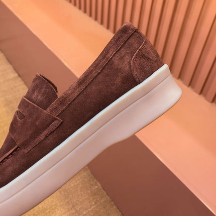 LP RETRO SUMMER WALK LOAFERS CINNAMON SUEDE