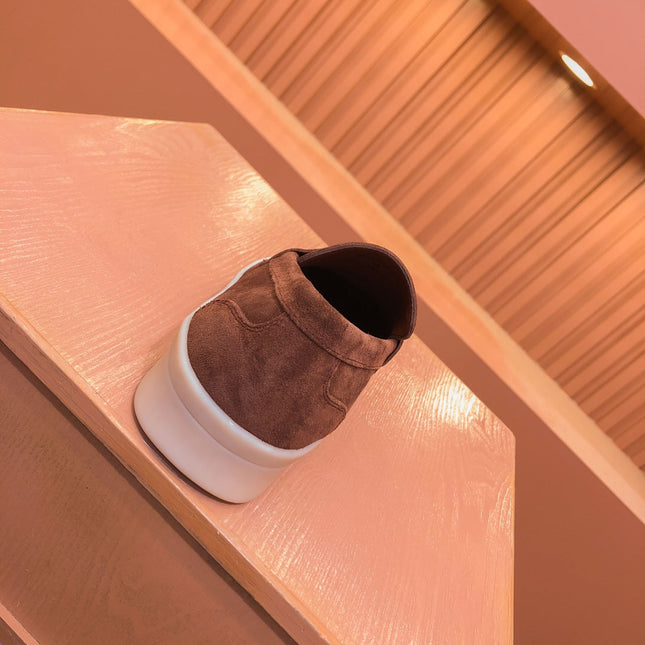 LP RETRO SUMMER WALK LOAFERS CINNAMON SUEDE