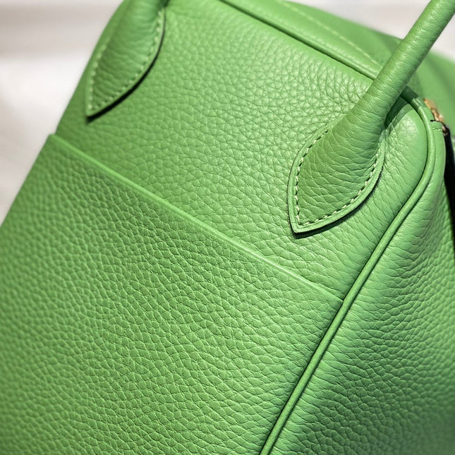 HM LINDY 30 BAG KELLY GREEN CALFSKIN