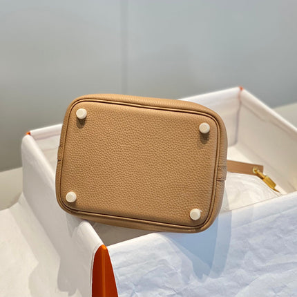 picotin lock 18 beige togo ghw