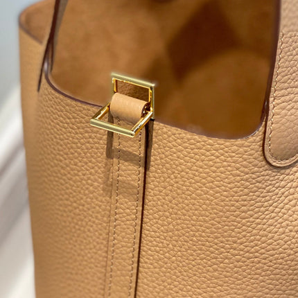 picotin lock 18 beige togo ghw