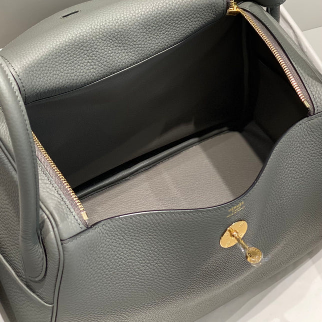 HM LINDY 30 BAG GRAY CALFSKIN