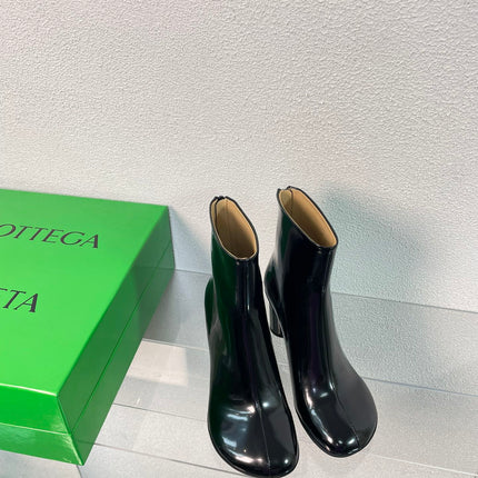 ATOMIC ANKLE BOOT IN BLACK CALFSKIN 75 MM