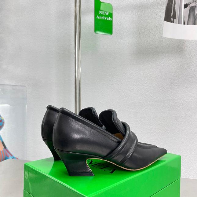 HIGH PUMP 35 MM IN BLACK CALFSKIN