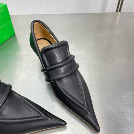 HIGH PUMP 35 MM IN BLACK CALFSKIN