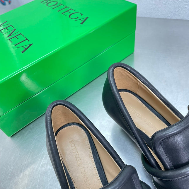 HIGH PUMP 35 MM IN BLACK CALFSKIN