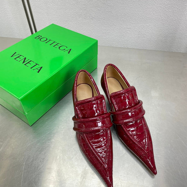 HIGH PUMP 35 MM IN SCARLET RED PATENT CALFSKIN