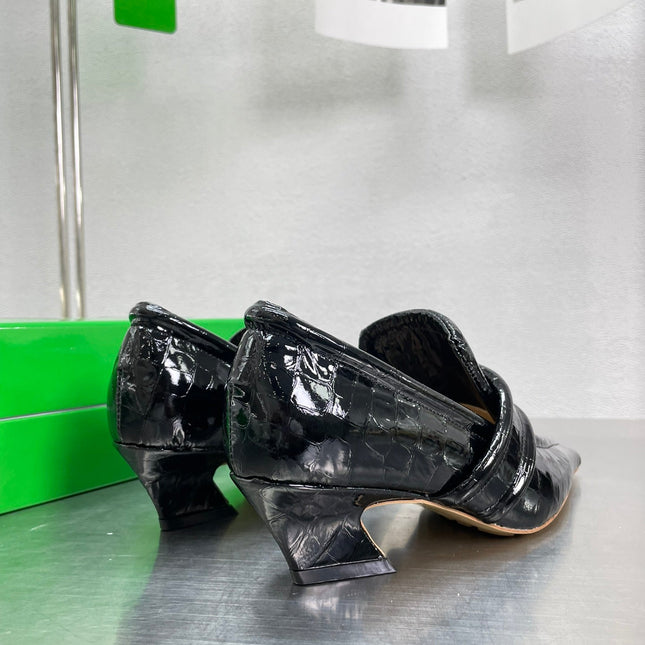 HIGH PUMP 35 MM IN BLACK PATENT CALFSKIN