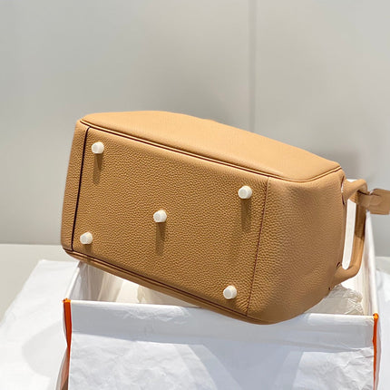 HM LINDY 30 BAG CAMEL CALFSKIN