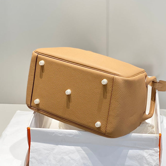 HM LINDY 30 BAG CAMEL CALFSKIN