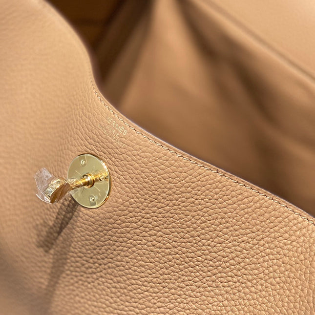 HM LINDY 26 BAG CAMEL CALFSKIN