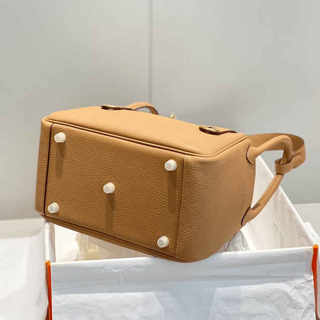 HM LINDY 26 BAG CAMEL CALFSKIN