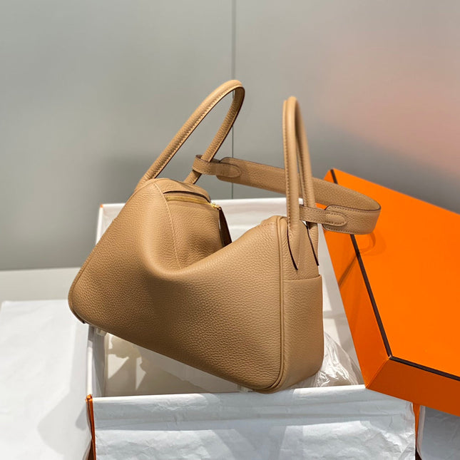 HM LINDY 26 BAG CAMEL CALFSKIN