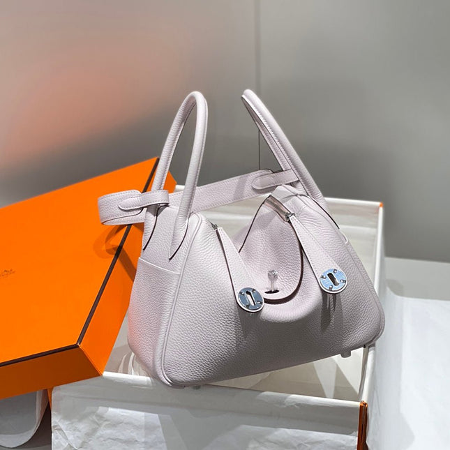 HM LINDY 30 BAG SOFT PINK CALFSKIN