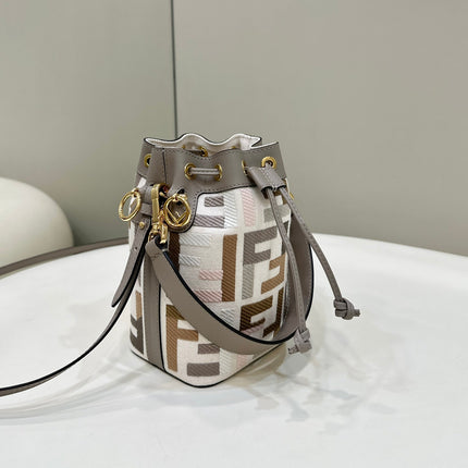 MON TRESOR 18 WITH FF MOTIF IN MULTICOLOR JACQUARD FABRIC