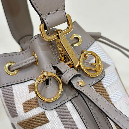 MON TRESOR 18 WITH FF MOTIF IN MULTICOLOR JACQUARD FABRIC