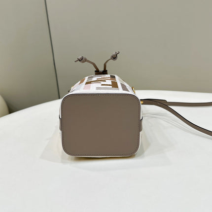 MON TRESOR 18 WITH FF MOTIF IN MULTICOLOR JACQUARD FABRIC