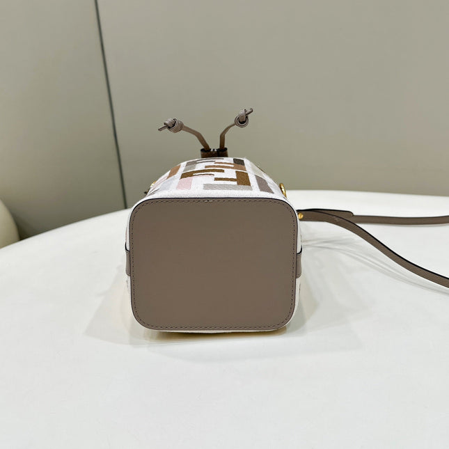 MON TRESOR 18 WITH FF MOTIF IN MULTICOLOR JACQUARD FABRIC