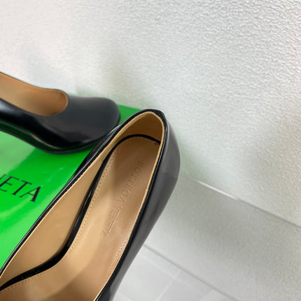 ATOMIC HIGH PUMP 9 CM IN BLACK CALFSKIN