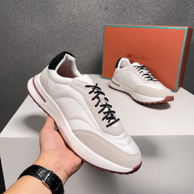 LP WEEKEND WALK SNEAKERS WHITE SUEDE