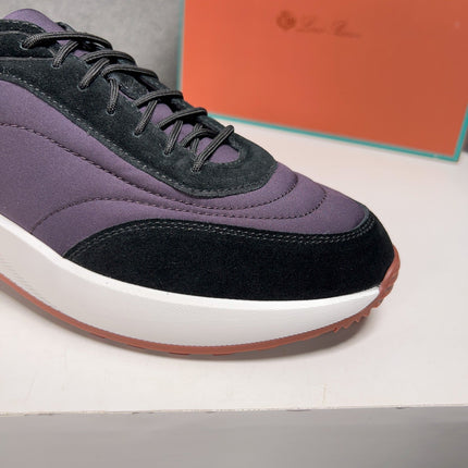LP WEEKEND WALK SNEAKERS GRAPE AND BLACK SUEDE