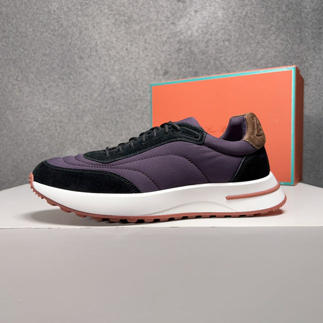 LP WEEKEND WALK SNEAKERS GRAPE AND BLACK SUEDE