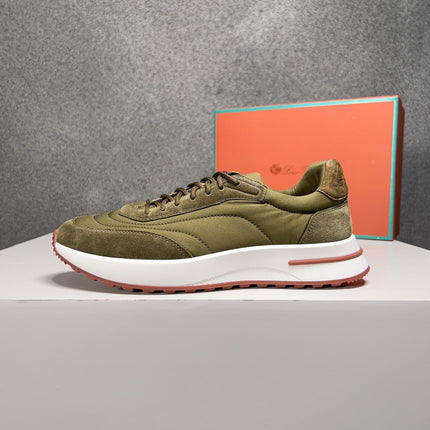 LP WEEKEND WALK SNEAKERS OLIVE SUEDE