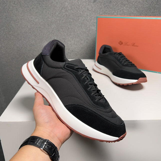 LP WEEKEND WALK SNEAKERS BLACK SUEDE