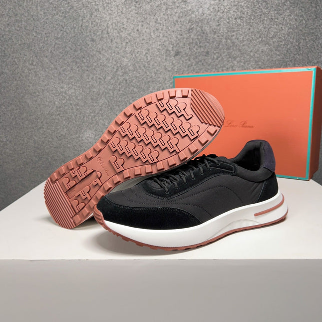 LP WEEKEND WALK SNEAKERS BLACK SUEDE