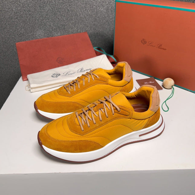 LP WEEKEND WALK SNEAKERS YELLOW SUEDE