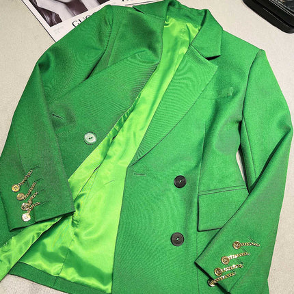 BURBERRY 25S DOUBLE-BREASTED BLAZER 0049