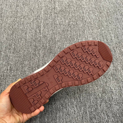 LP BRUNELLO SNEAKERS MULTI-GRAY AND NAVY MESH CALFSKIN