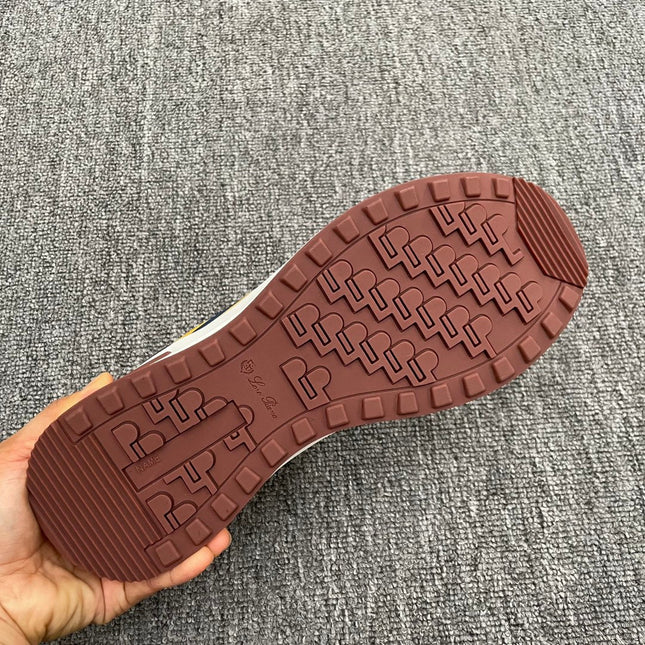 LP BRUNELLO SNEAKERS MULTI - CHARCOAL AND NAVY MESH CALFSKIN