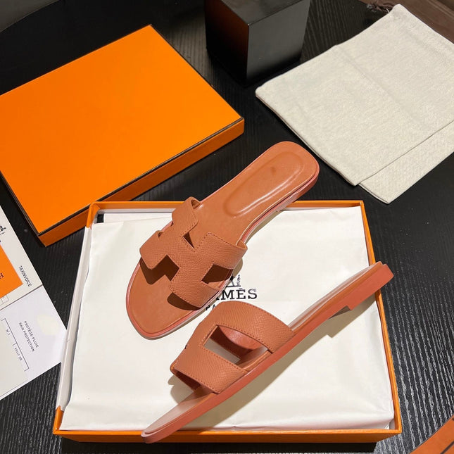 0RAN SANDAL Leather Carrot