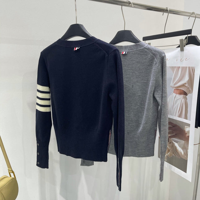 THOM V-NECK WOOL CARDIGAN 169441