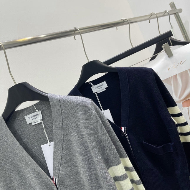 THOM V-NECK WOOL CARDIGAN 169441