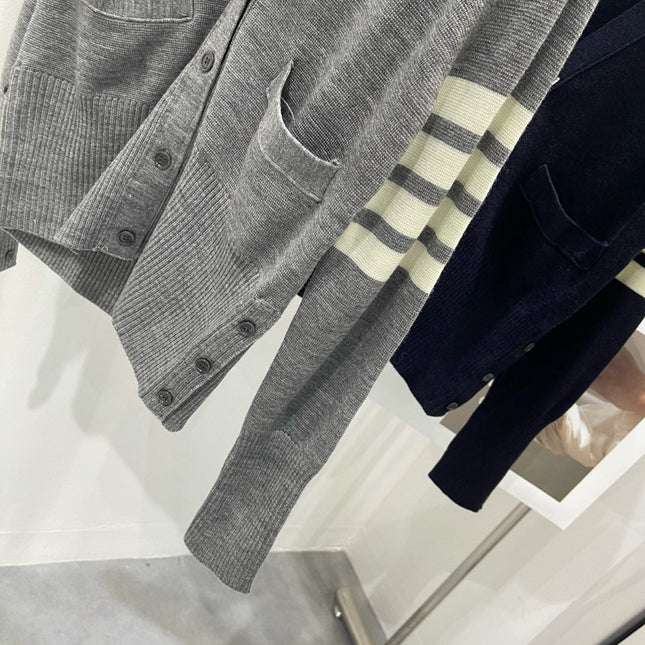 THOM V-NECK WOOL CARDIGAN 169441