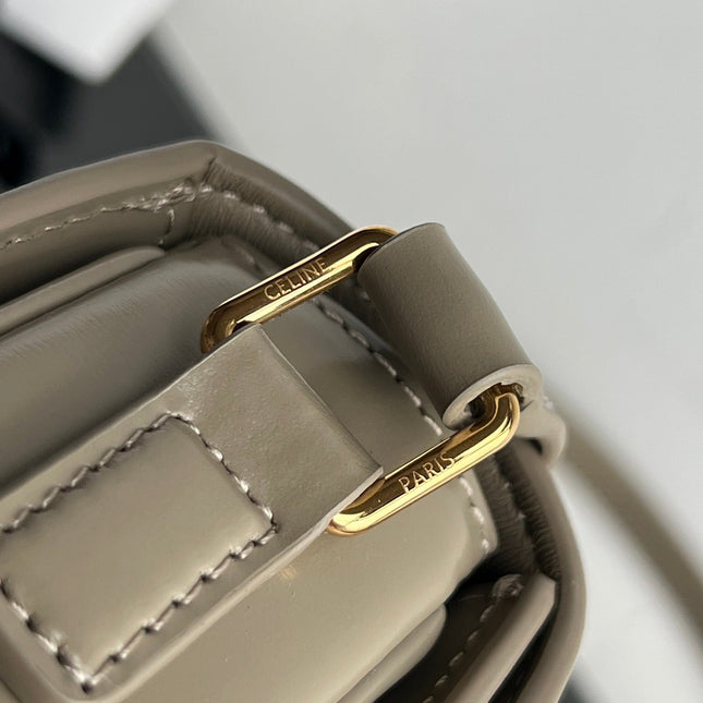 TRIOMPHE TEEN 22 PEBBLE GREY COWHIDE