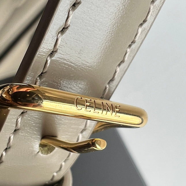 TRIOMPHE TEEN 18 GREY COWHIDE