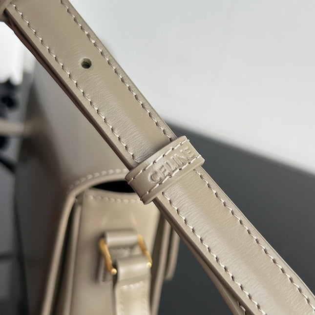 TRIOMPHE TEEN 22 PEBBLE GREY COWHIDE