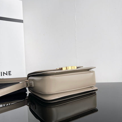 TRIOMPHE TEEN 18 GREY COWHIDE