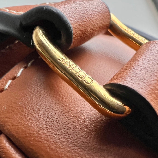 TRIOMPHE TEEN 22 CINNAMON BROWN COWHIDE