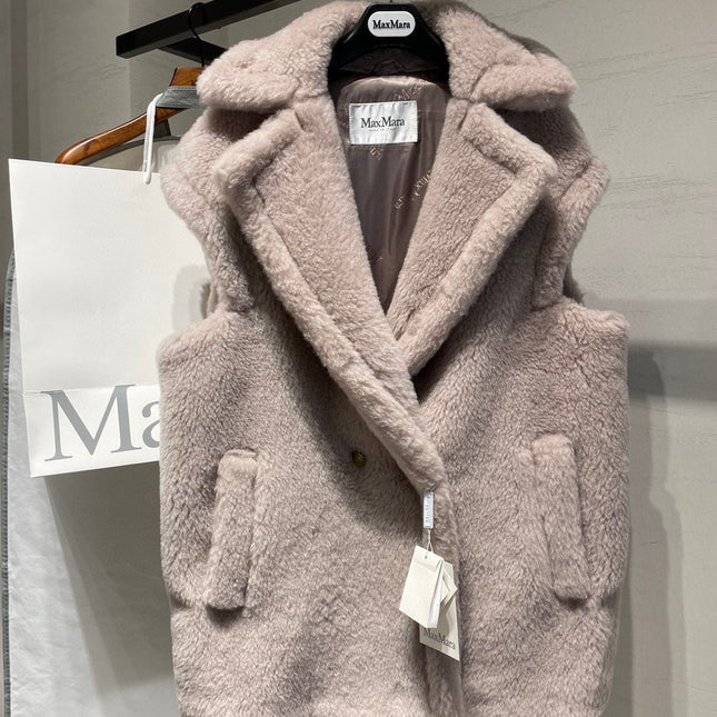 MAX MARA 25S SLEEVELESS TEDDY VEST 99550