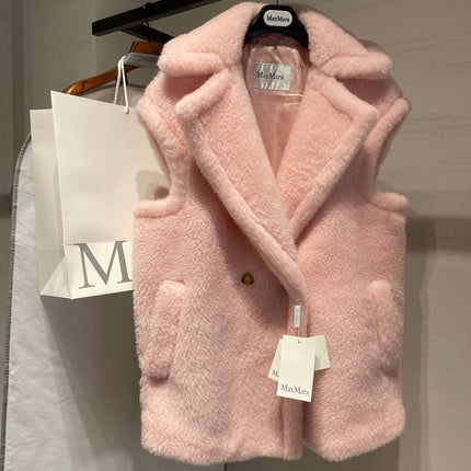 MAX MARA 25S SLEEVELESS TEDDY VEST 064